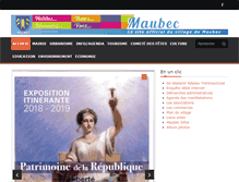Tablet Screenshot of mairiemaubec-luberon.fr